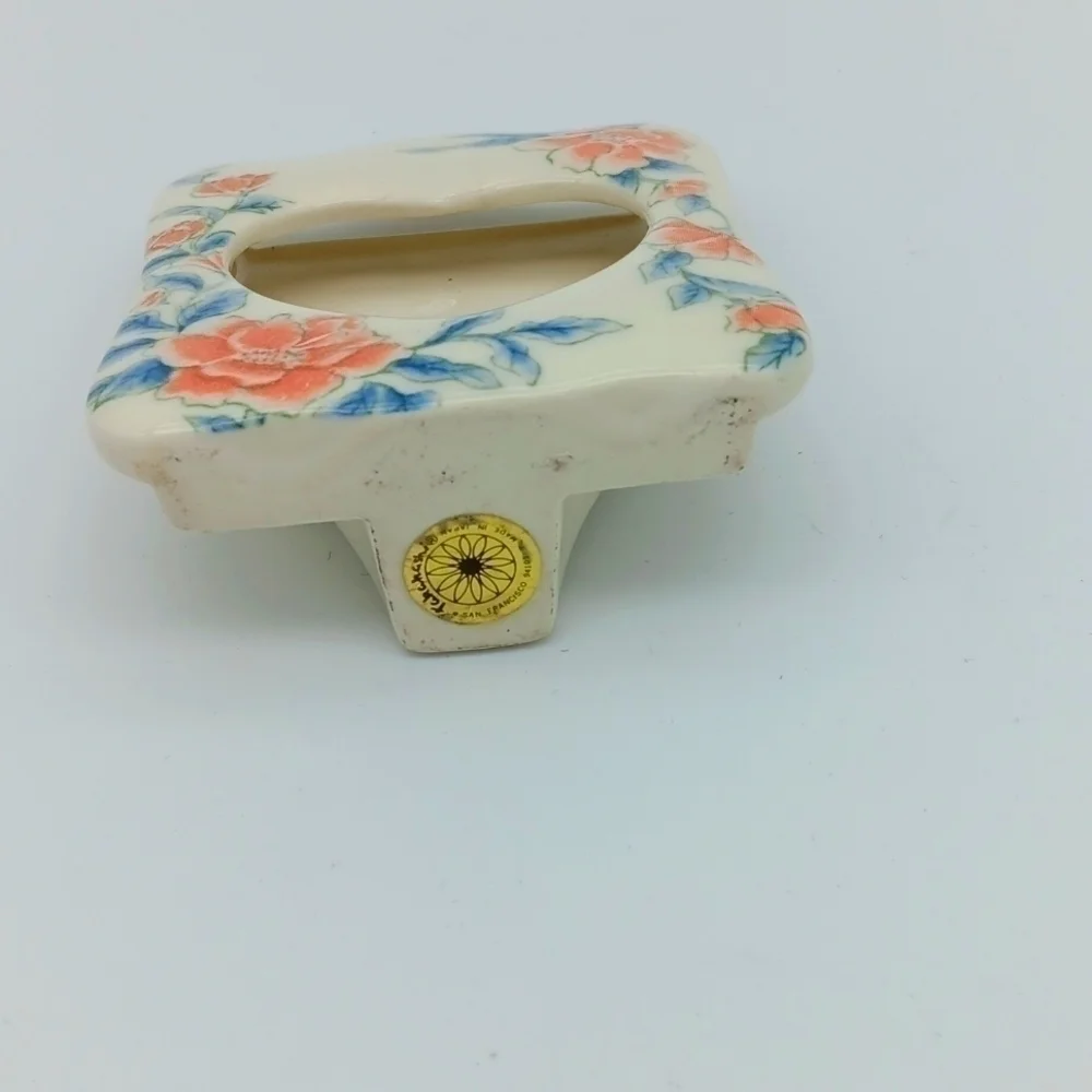 Takahashi Vintage Porcelain Frame Floral
